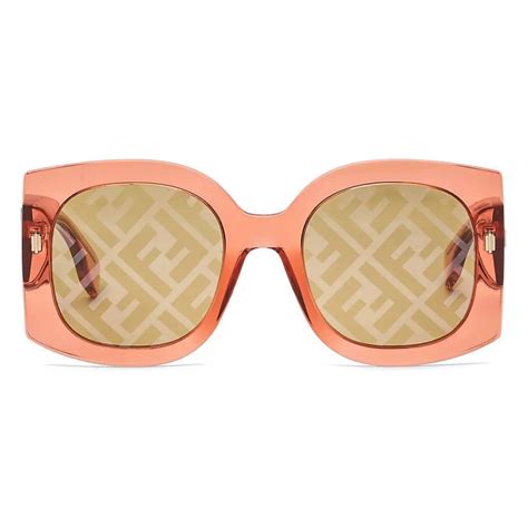 fendi sunglasses orange|authentic fendi sunglasses.